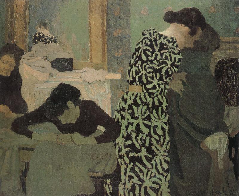 Edouard Vuillard Has a floral pattern for clothing France oil painting art